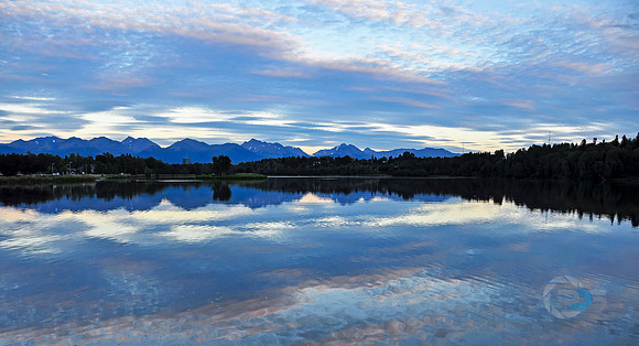 Anchorage Lake Reflection