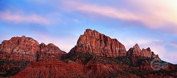Zion at Dusk