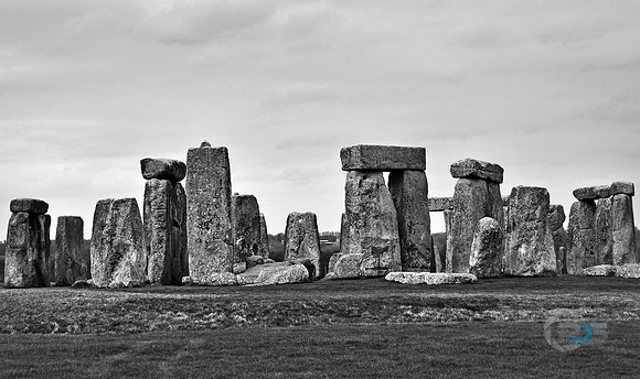 Stonehenge in Black and White