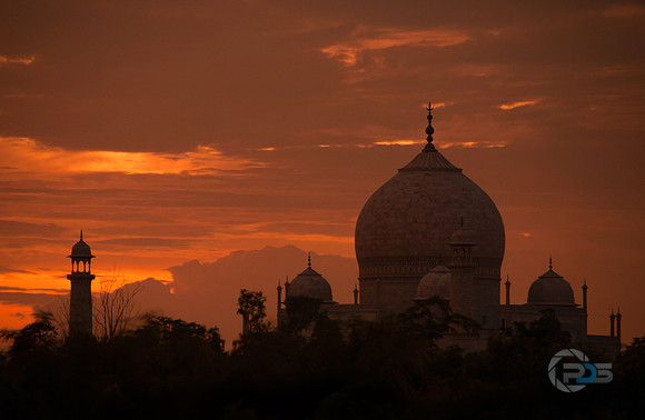 Taj Mahal at Dusk